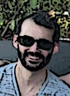 Michel, wearing a big smile.